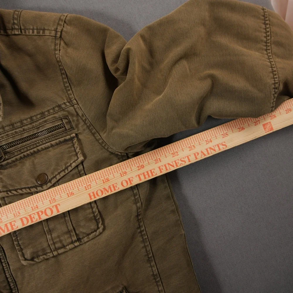 Levi's Military Field Trucker Canvas Quilted Men Jacket S Utility Multi Pocket